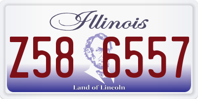 IL license plate Z586557