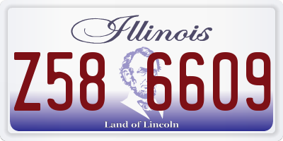 IL license plate Z586609