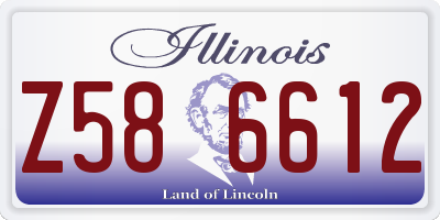IL license plate Z586612