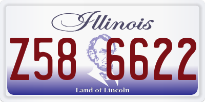 IL license plate Z586622