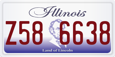IL license plate Z586638