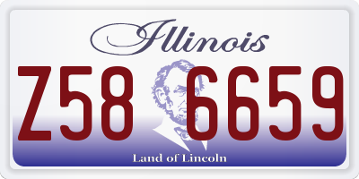 IL license plate Z586659