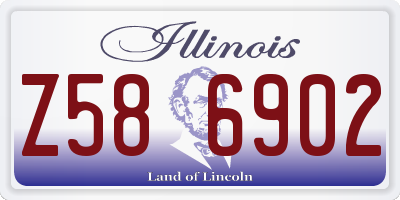IL license plate Z586902