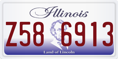 IL license plate Z586913