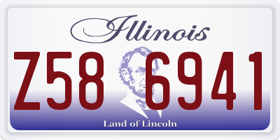 IL license plate Z586941