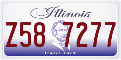 IL license plate Z587277