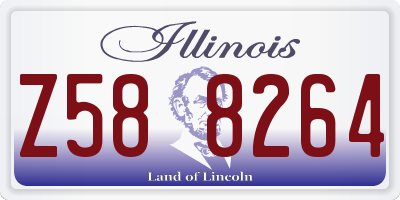 IL license plate Z588264