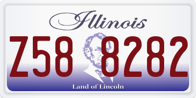 IL license plate Z588282