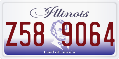 IL license plate Z589064