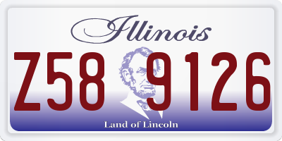 IL license plate Z589126