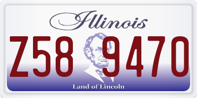 IL license plate Z589470