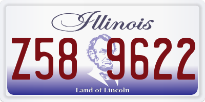 IL license plate Z589622
