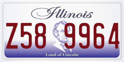 IL license plate Z589964