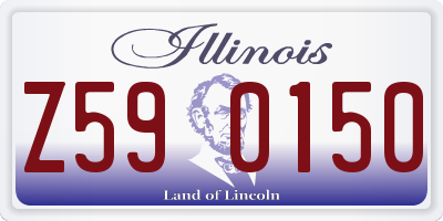 IL license plate Z590150