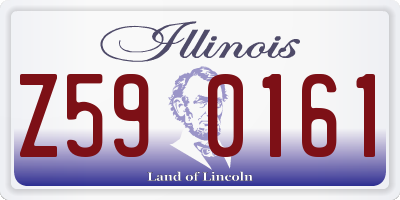 IL license plate Z590161