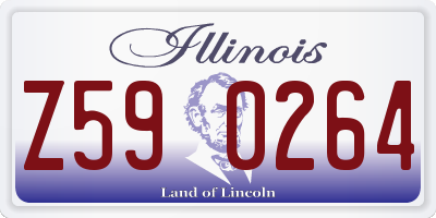 IL license plate Z590264