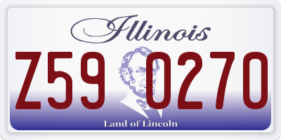 IL license plate Z590270