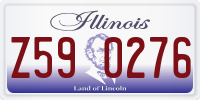 IL license plate Z590276