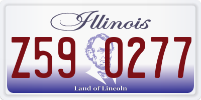 IL license plate Z590277