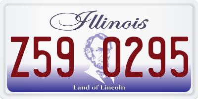 IL license plate Z590295