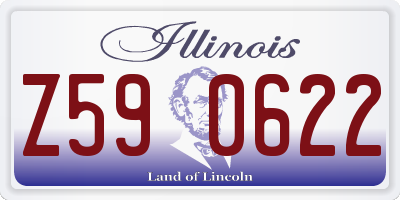 IL license plate Z590622