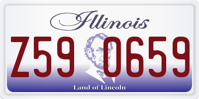 IL license plate Z590659