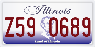 IL license plate Z590689