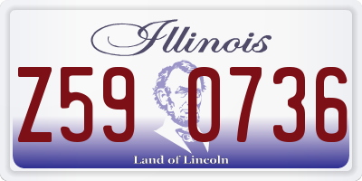IL license plate Z590736