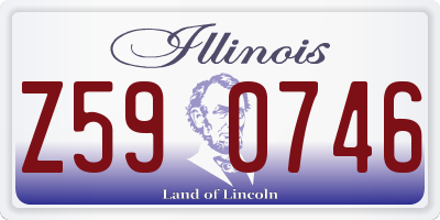 IL license plate Z590746