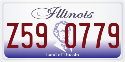 IL license plate Z590779
