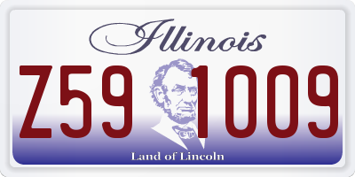 IL license plate Z591009