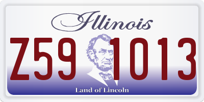 IL license plate Z591013