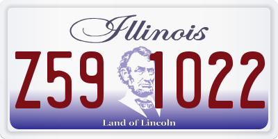 IL license plate Z591022
