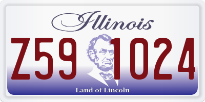 IL license plate Z591024