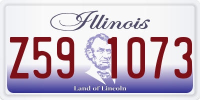 IL license plate Z591073