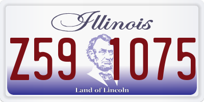 IL license plate Z591075
