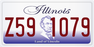 IL license plate Z591079