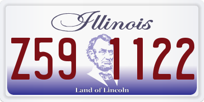 IL license plate Z591122