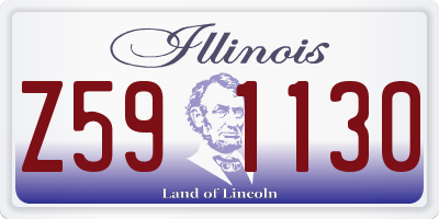 IL license plate Z591130