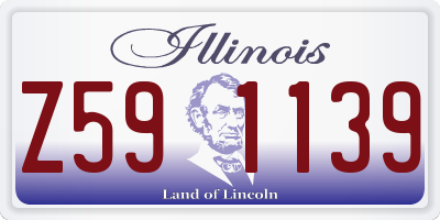 IL license plate Z591139
