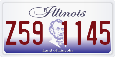 IL license plate Z591145