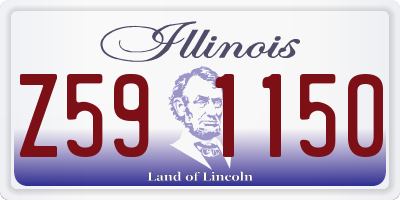 IL license plate Z591150