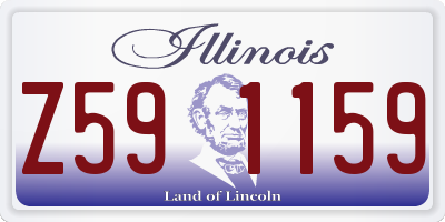 IL license plate Z591159