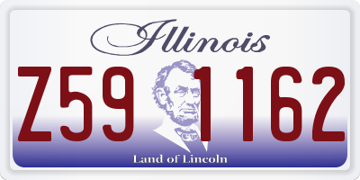 IL license plate Z591162