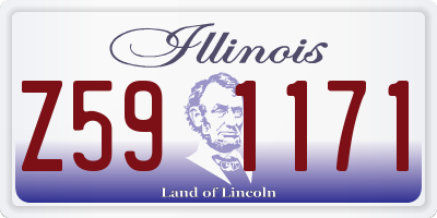 IL license plate Z591171
