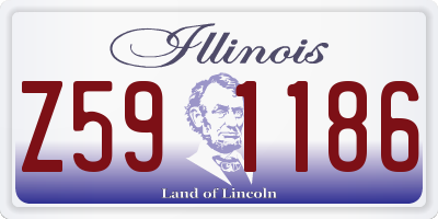 IL license plate Z591186