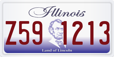 IL license plate Z591213