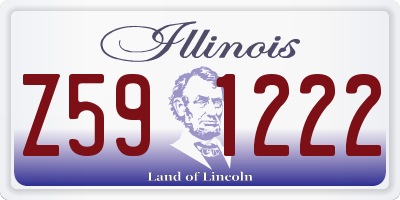 IL license plate Z591222