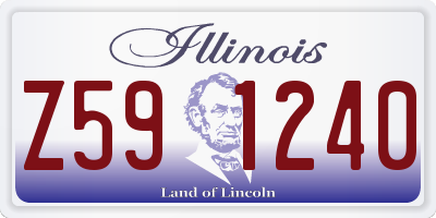 IL license plate Z591240