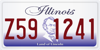 IL license plate Z591241